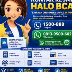 Berapa Nomor WA CS BCA