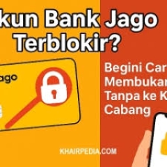 Tips aman login ke akun Bank Jago terkunci lupa password