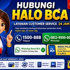 Nomor WhatsApp Customer Service BCA – 08139500602